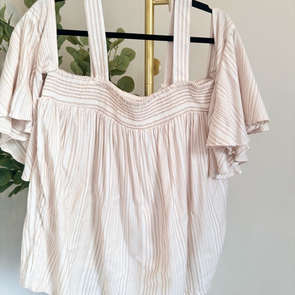 Jessica Simpson maternity. NWT. Off shoulder bell sleeve blouse. - Picture 9 of 11